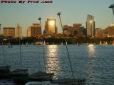 Windows of Fire # 84, Boston Over Boating on the Charles