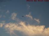 Climbing Outbound Under Virga, Jet Over Medford, Mass.