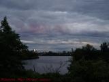 Last Bits of Sunset Color Under Mostly Cloudy Sky, Medford