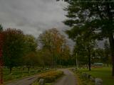 Island Park Under Heavy October Skies, Wellsville, NY