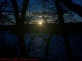 Cold Sunset Perspective Over Suntaug Lake, Peabody, Mass.