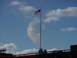 Proudly Flying Flag, Fort Point Channel, Boston, Mass.