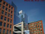 Glass Curves, Brick Lines, Boston Waterfront Architecture