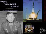 Happy Yuri's Night 2019! Collage by Fred Koschara