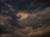 Sunset Clouds Seemingly Lit by Internal Fire, Boston