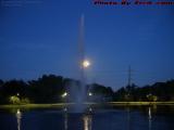 Full Sturgeon Moon Rising Over the Lake, Plantation Pointe