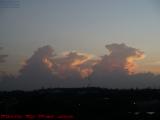Cloud Sculpture With a Flight of Birds, Sunrise, Florida