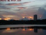 Cloud Characters Watching Sunset UFO, Sawgrass Mills