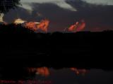Sunset Fire, St. Tropez Apartments, Plantation, Florida