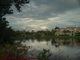Multilayer Cloud Perspective Above the Lake, Plantation
