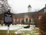 David Howe Library With Holiday Decorations, Wellsville