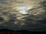 Cold Cloudscape With Obscured Sun, Wellsville, New York