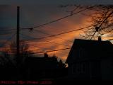 Fading Winter Sunset, Brookings Street, Medford, Mass.