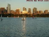 Windows of Fire # 91, Charles River Reflections of Boston