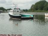Lobster Boat, Ducks and Goose at Low Tide, Saugus River