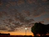 Sunset Perspective With Street Lamp, Plantation, Florida